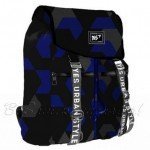 YOUTH BACKPACK YES T-71 DOUBLE UP BLACK AND BLUE, 5-7 CLASSES - image-0